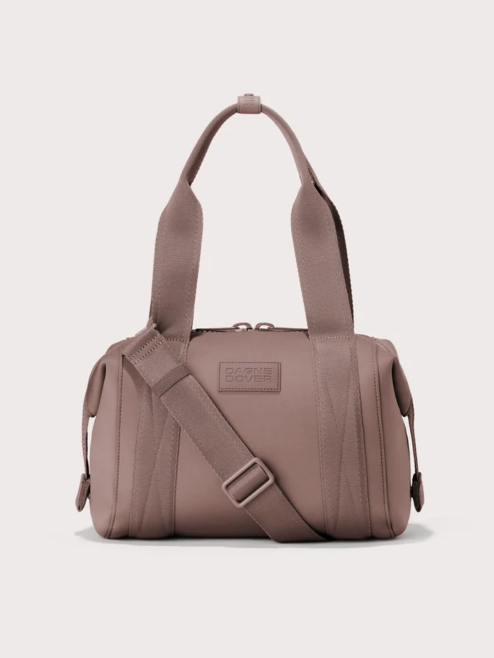 Dagne Dover Landon Neoprene Carryall Bag Dune Mauve